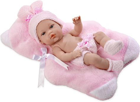 Arias 60114 Beautiful Baby Doll On A Soft Blanket Uk Toys