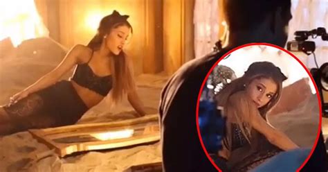 Ariana Grande Strips Down To Racy Underwear In Sneak Peak Of New Music Video Mirror Online