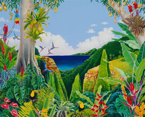 Original Paintings Jungle Art Painting Environmental Art