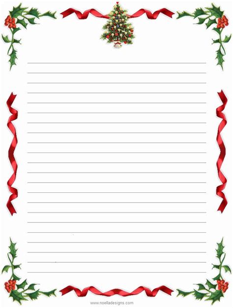 Printable Christmas Letter Templates