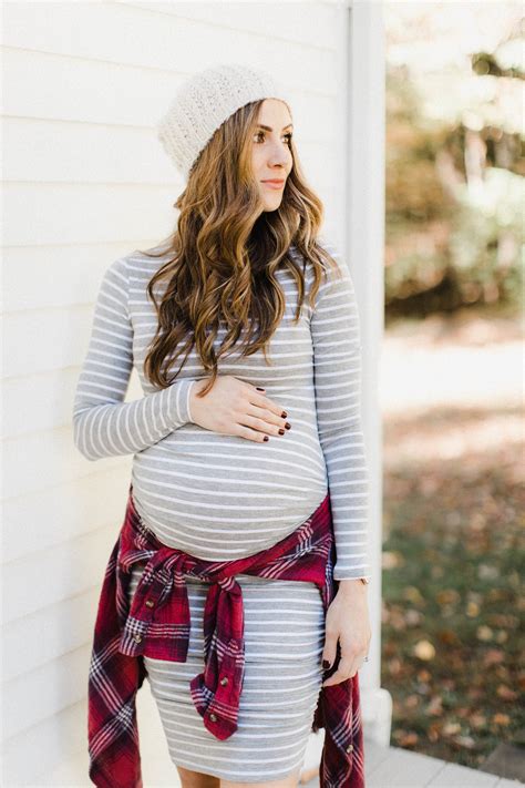 How To Style A Maternity Dress For Fall Lauren Mcbride