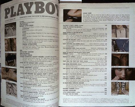 Playboy Us January Audrey Judy Landers Lonny Chin Shannon Tweed N Mint Ebay