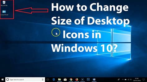 How To Change The Icon Size In Windows 10 Windows 10 Desktop Icons