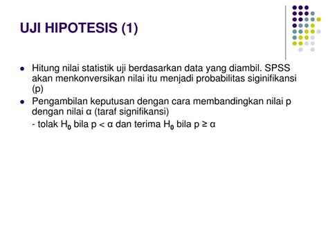 Ppt Uji Hipotesis Powerpoint Presentation Free Download Id