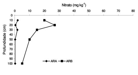 Concentrações De Nitrato Em Função Da Profundidade Com Aplicação Da Download Scientific