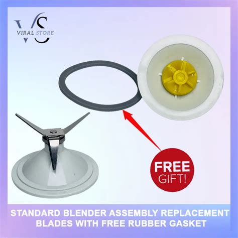 Standard Blender Assembly Replacement Blades With Free Rubber Gasket