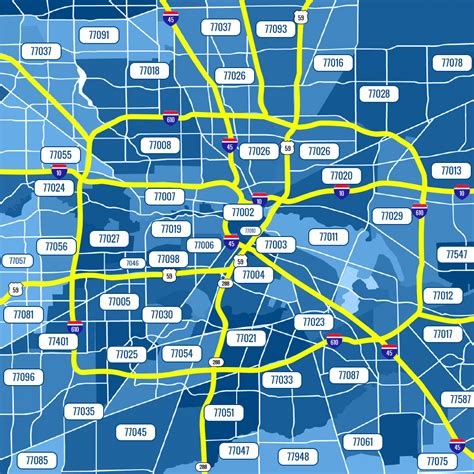 Houston Area Zip Code Map Verjaardag Vrouw 2020