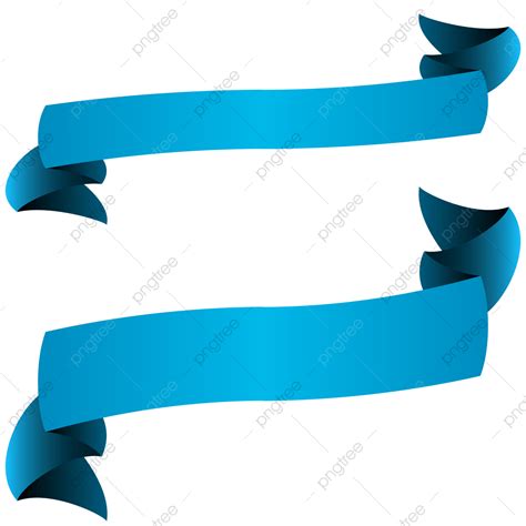 Blue Ribbon Banner Clipart Hd Png Blue Azul Transparent Png Blank