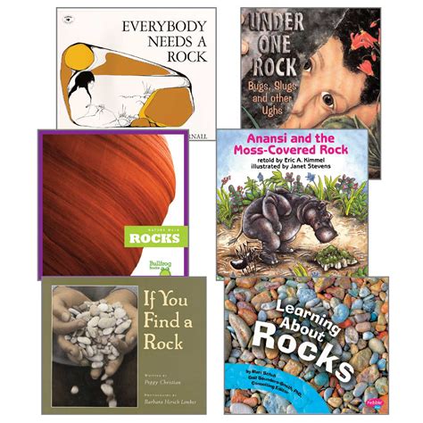 Theme Book Set Rocks 6 Books Beckers School Supplies