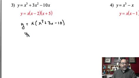 Solving polynomial equations presentation mathematics sliderbase. AA62B Factoring Cubic Polynomials - YouTube