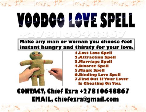 Powerful Voodoo Love Spells That Work Instantly Love Spells Love Spell That Work