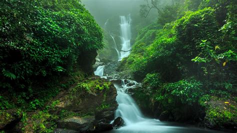 Waterfall In Forest Yanam India Windows 10 Spotlight Images