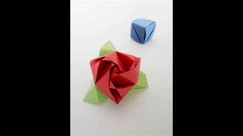 Origami Magic Rose Cube Youtube