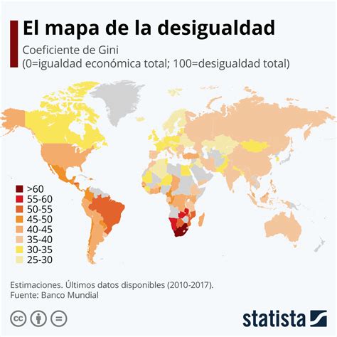Gráfico El Mapa De La Desigualdad Statista