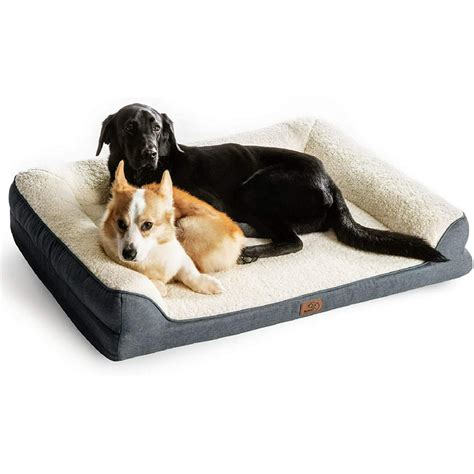Bedsure Orthopedic Memory Foam Dog Bed Dog Sofa With Removable