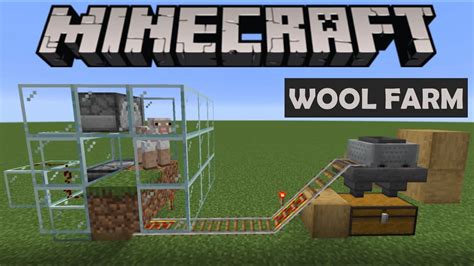 We Craft A Minecraft Wool Farm In Darios Lab Youtube