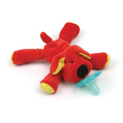 Wubbanub Infant Pacifier Red Dog