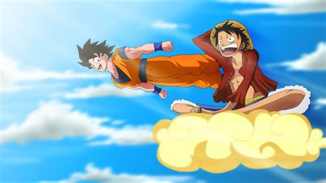 Goku And Luffy Dragon Ball Z Fan Art 35961804 Fanpop