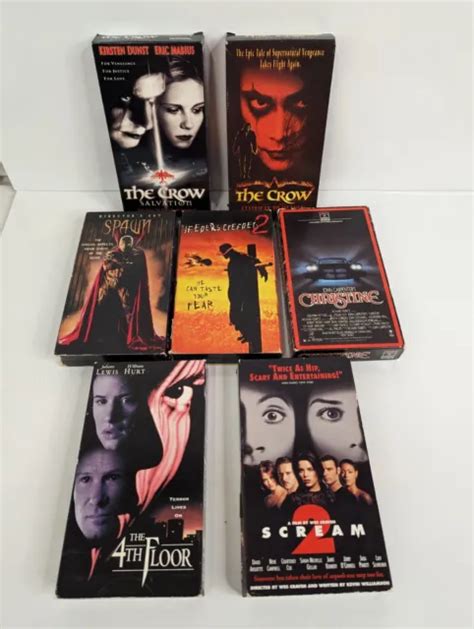 Classic Horror Movies Vhs Lot Of 7 Various Titles See Pictures Read Description 2800 Picclick
