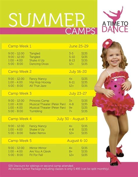 Summer Camp Flyerpage1 Not The Same Classes But I Love The Flyer