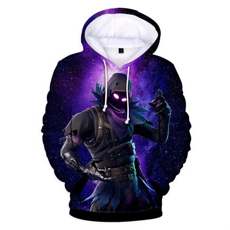 Fortnite Raven Hoodies Gamers Apparels And Accessories