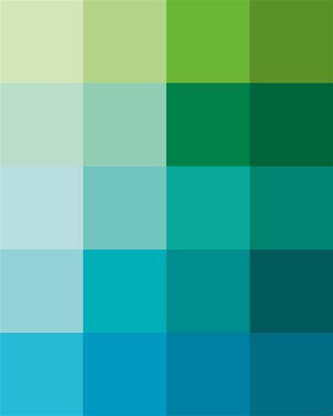Other notable green shades are emerald, army green, olive green, and kelly green. Shades Dew Art Print Pantone Color Blocks of Mint Green ...