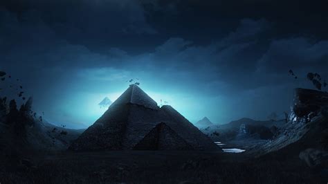 3840x2160 3840x2160 Fantasy Pyramid Wallpaper Free Hd Widescreen Coolwallpapersme