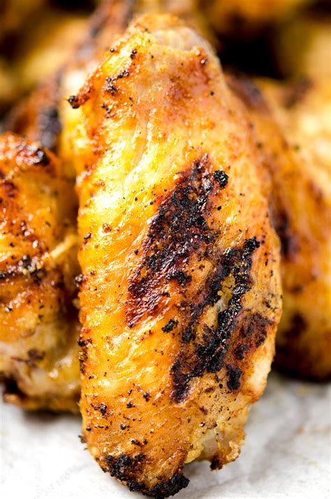 Mix butter and redhot sauce in medium bowl; Grilled Chicken Wings Recipe | I'd Rather Be A Chef
