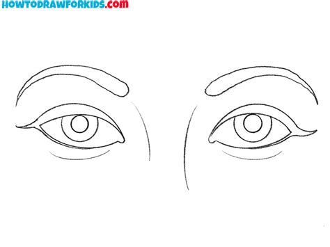 How To Draw Female Eyes Easy Drawing Tutorial For Kids