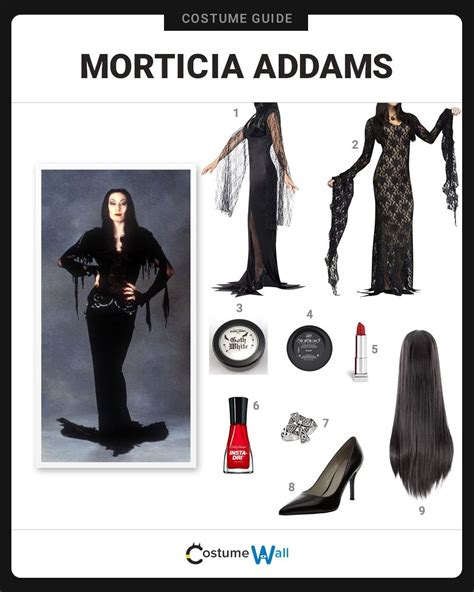 Morticia Addams Makeup Step By Step Bios Pics