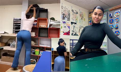 Curvy New Jersey Elementary Babe Teacher Slammed For Wearing VERY Tight Outfits In The Classroom