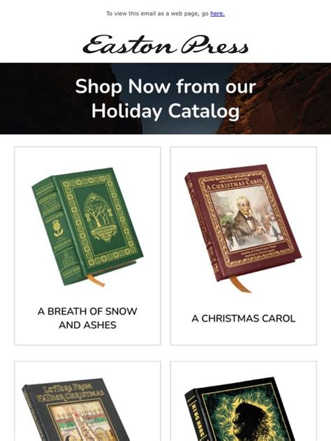 Easton Press Shop Our Latest Catalog Milled