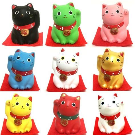 Maneki Neko Collectibles Japanese Maneki Neko Lucky Fortune Rich Cat