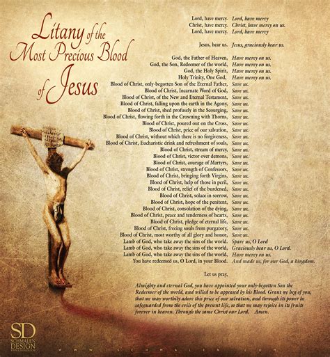 Litany Of The Sacred Heart Of Jesus Printable