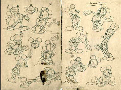 Model Sheets El Arte De Mickey Mouse Disney Concept Art Disney