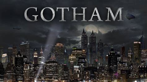 Download Gotham Cityscape In The Night Wallpaper