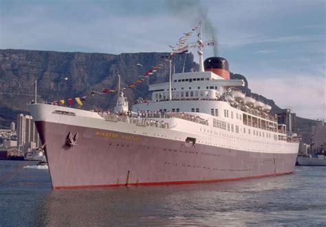 Windsor Castle ~ Cape Town 1977 Departing On Her Final Voyage As A