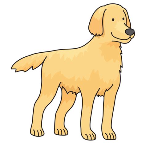 Golden Retriever Ears Cartoon Png