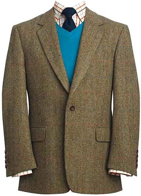 Harris Tweed Men S Jacket The Stromay Clothing Shoes Jewelry