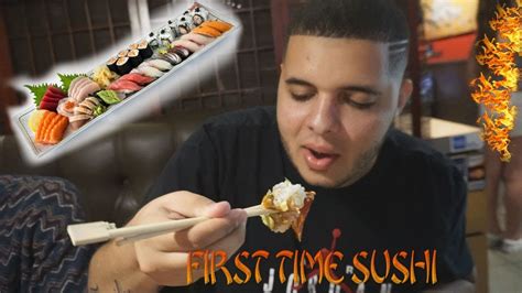 Trying Authentic Sushi For The First Time Youtube