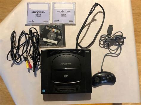 Sega Saturn Dev Console With Boot Disc System Disc And Prototype