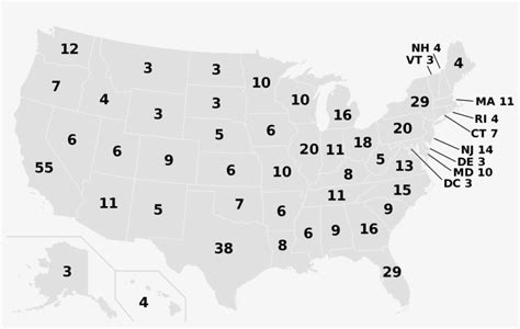 2016 Electoral College Map Printable