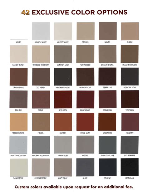 Brick Stain Colors Stayntech Color Chart Brickimaging