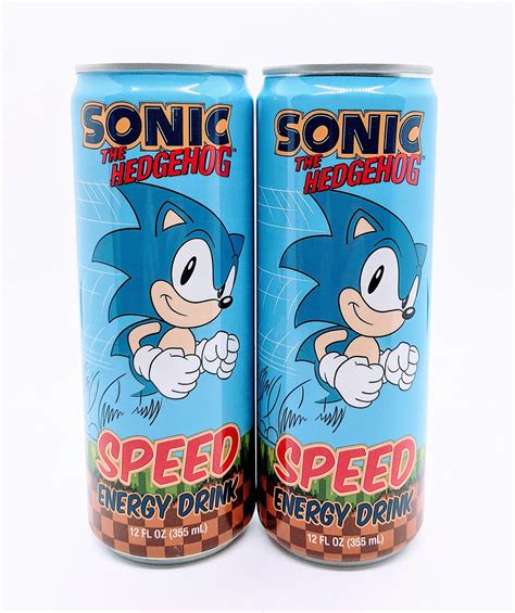 Buy Boston America Corp Sonic The Hedgehog Speed Energy Drink 2 Pack