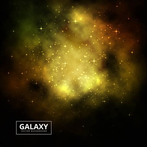 Colorful Cosmic Background With Light Shining Stars Vector Abstract