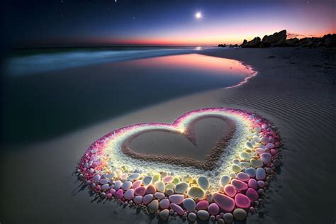 Drawing Heart On Beach Stock Photo Image Of Beach Idea 17982184