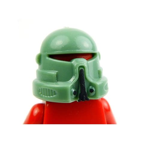Lego Custom Accessories Arealight Sand Green Airborne Helmet Black