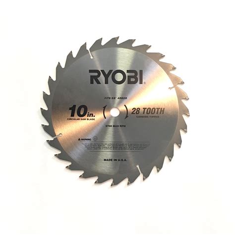 Ryobi 10 In 28t Carbide Blade