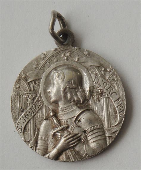 Rare Vintage Medal St Joan Of Arc