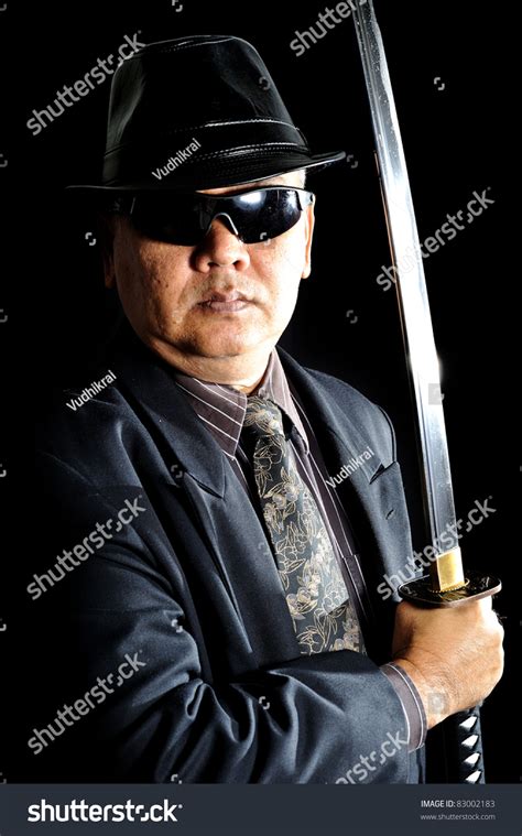 Japanese Yakuza Samurai Sword Stock Photo 83002183 Shutterstock